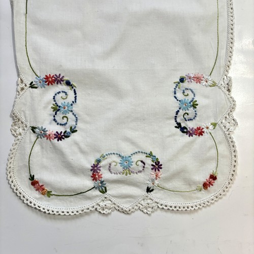 Embroidered hearts floral - embroidered,