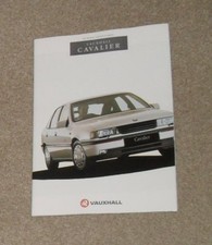 Vauxhall Cavalier Brochure