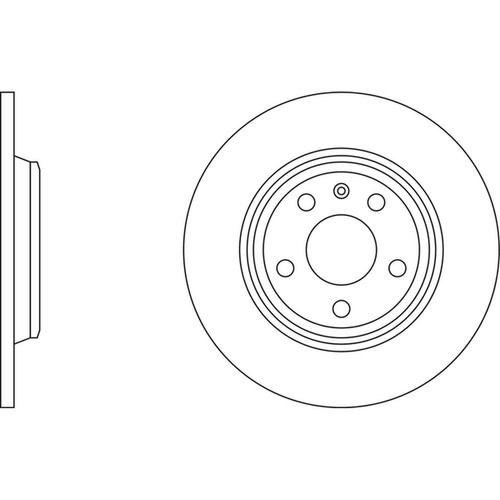Brake discs solid for - 2x,