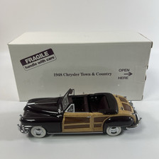 Danbury Mint 1/24 1948 Chrysler Town & Country Deep Maroon Die Cast Model Boxed
