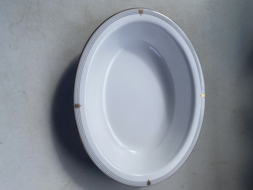 Spode opera platinum - platinum, oval