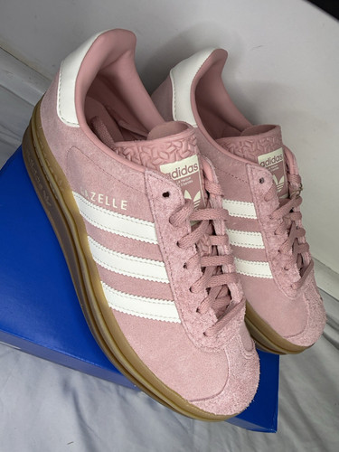 Adidas gazelle pink white - adidas, pink/white