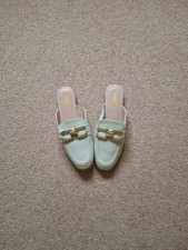 Mint Mules Shoes Size 5