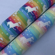 100% Cotton Poplin Rainbow