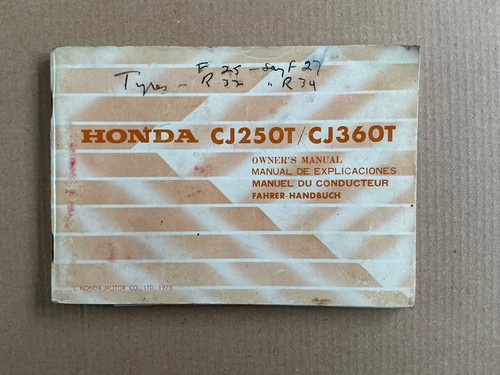 Genuine honda cj250t - genuine,