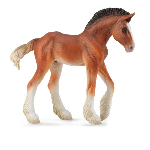 Collecta clydesdale foal bay - clydesdale,