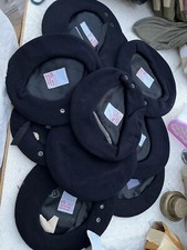 Single French Army Berets 1950 To 1980s Black