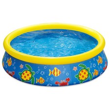 5ft Ocean Animal Print Quick Set Kids Swimming Pool Hot Summer Garden Fun Pool