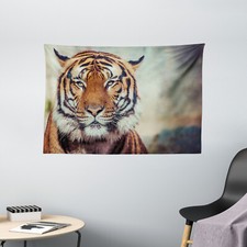 Tiger Wide Tapestry Large Calm