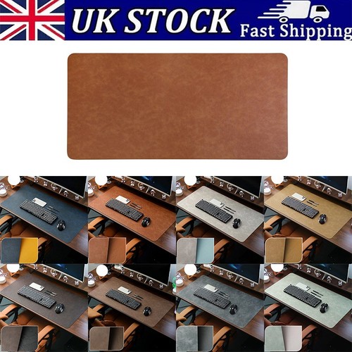 Waterproof leather desk pad - leather,