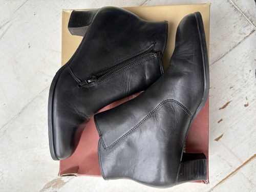 Hush puppies black leather - puppies,