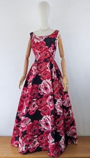 1950s 1960s Pink & Red Rose
