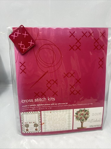 Cross stitch kit sampler - &,