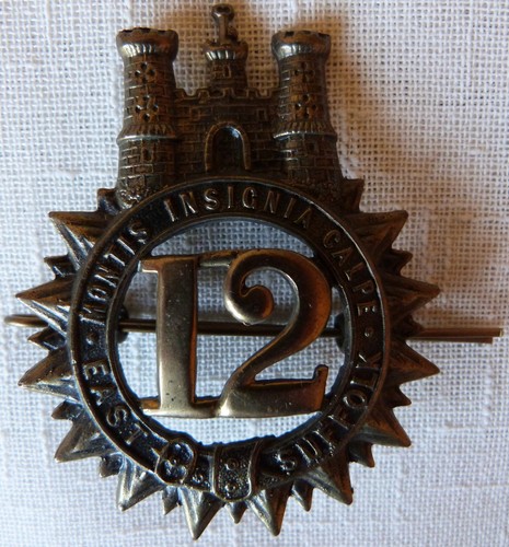 12th east suffolk regiment - suffolk,