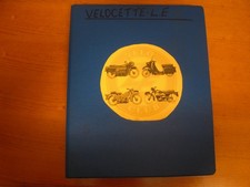 VELOCETTE LE MOTORCYCLE LARGE FOLDER INCLUDES SERVICE MANUAL & SPARE PARTS LIST.