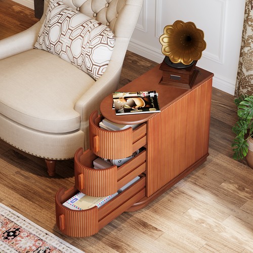 Drawer wooden end - end, table