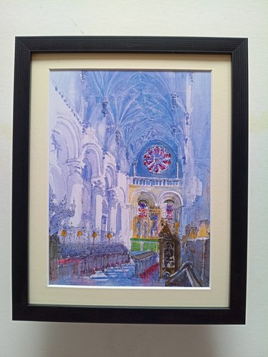 Oxford cathedral print framed - print,