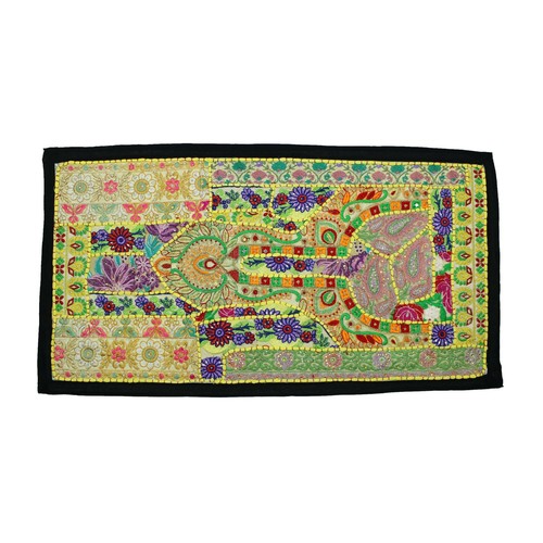 Vintage embroidered patchwork - embroidered,