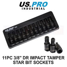 US PRO INDUSTRIAL 11PC 3/8" DR