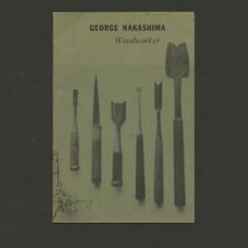 c. 1950 George Nakashima WOODWORKER, NEW HOPE, PA Furniture Brochure + Pricelist