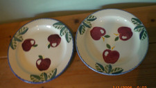 2 POOLE POTTERY DORSET FRUITS