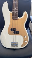 Fender Squier Classic Vibe '60s Precision Bass White Electric Bass Guitar