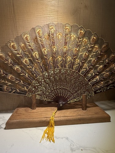 Vtg chinese folding - chinese, hand