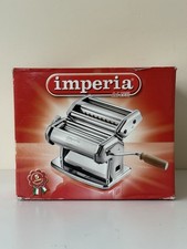 Imperia Pasta Maker Machine - Made in Italy - Stainless Steel Model SP150