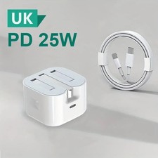 GENUINE ORIGINAL Apple iPhone Charger Type C 25w Pd Plug Adapter