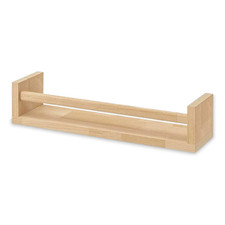 Wooden Spice Jar Rack Wall