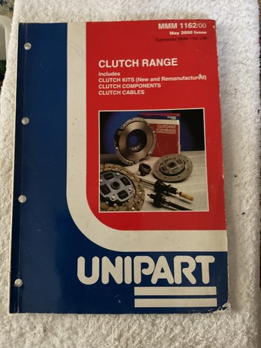 Unipart catalogue clutch range - unipart,