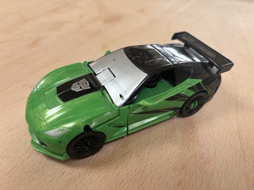 Green transformer car toy - green,