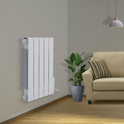 White 900w electric wall - white,