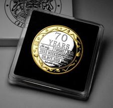 70th Birthday Dual Metal