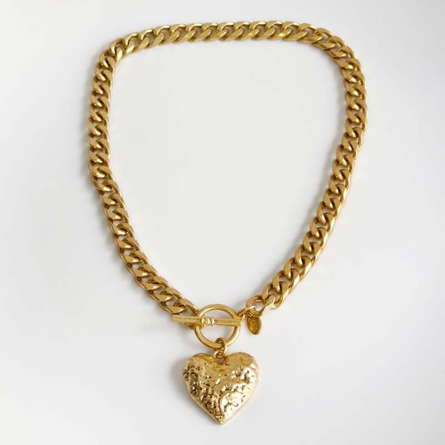 New zara heart pendant - 18",