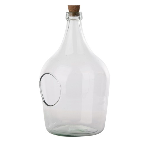 Open glass terrarium clear - open,