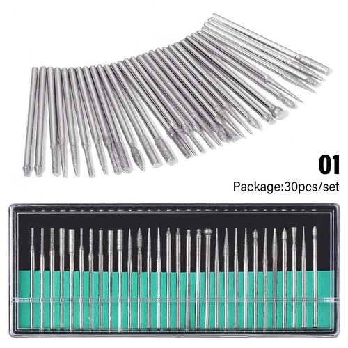 Electric nail drill bits - electric, 30pcs