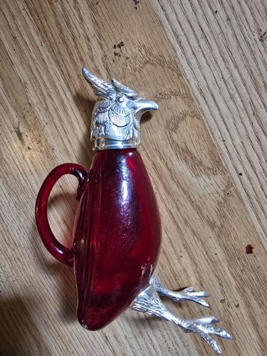 Silver plate and glass - silver,