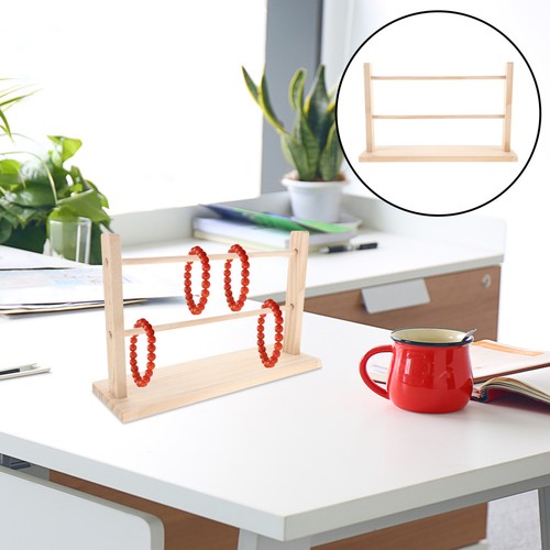 Wood ribbon storage rack - wood,
