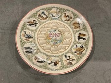 WEDGEWOOD CALENDER PLATE 1987