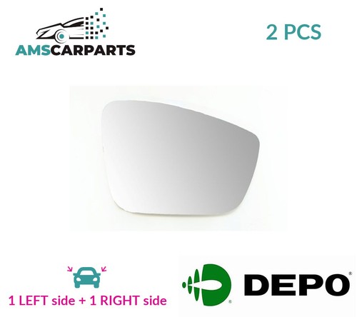 Rear view mirror glass - mirror, pair