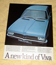 Vauxhall HC Viva fold-out Brochure 1970, a new kind of Viva