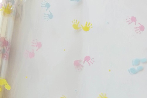 Baby footprints cellophane - baby,