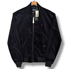 Polo Ralph Lauren Corduroy Jacket Mens Medium Navy Barracuda Harrington BNWT