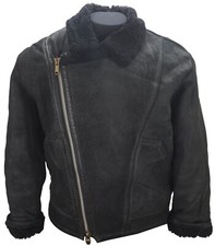 Vintage Type B-3 Leather sheepskin  Flying Pilot Bomber jacket 2XL