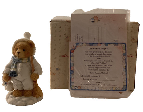 Cherished teddies snowman - snowman, earl