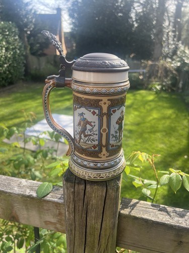 Antique mettlach beer - mettlach,