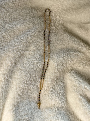 Iridescent bead rosary - bead,