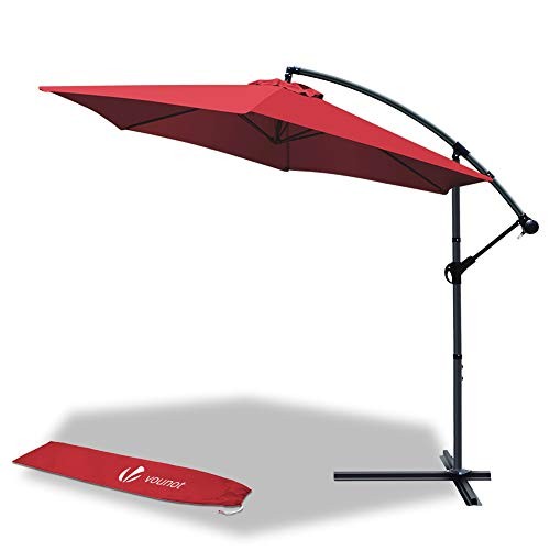 Cantilever garden parasol - 3m,