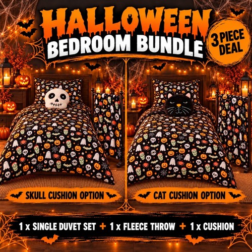 Halloween single duvet - halloween,